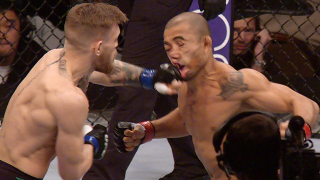 L’art du MMA : Conor McGregor exécutant son KO parfait sur Aldo.